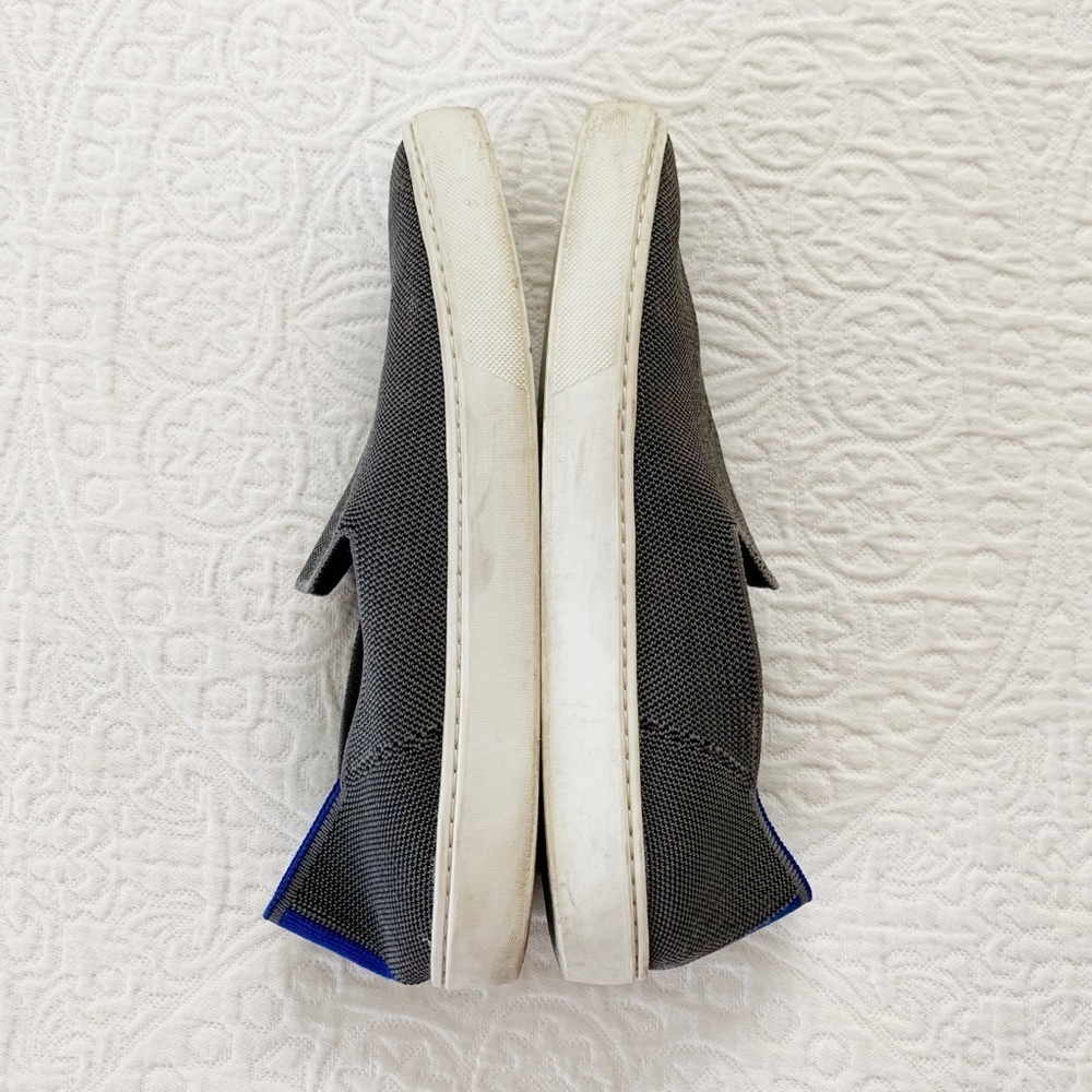 Rothy’s Steel Grey Slip On Sneaker - Picture 4 of 10